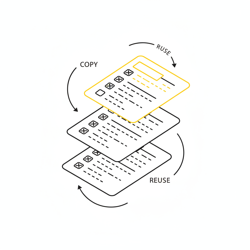 Szablony etapów i gotowe workflow